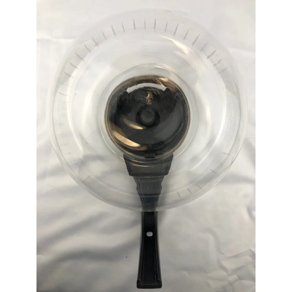 Vintage Bunn 6 Cup Glass Coffee Carafe Pot Replacement Black Handle Lid Decanter